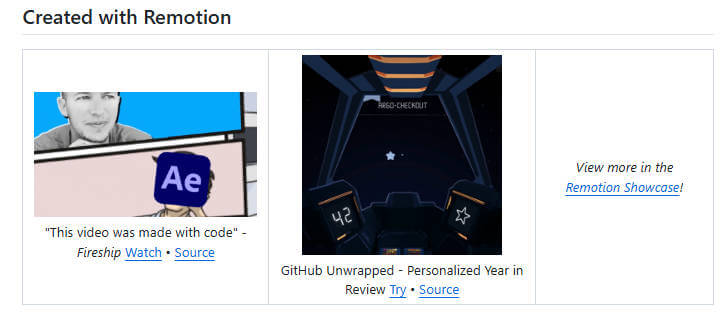 remotion 项目介绍图