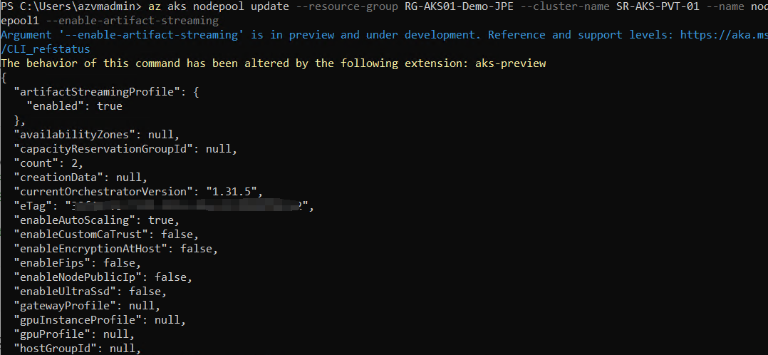 在Azure Kubernetes 服务 (AKS) 上使用Artifact Streaming优化映像拉取时间_镜像仓库_08