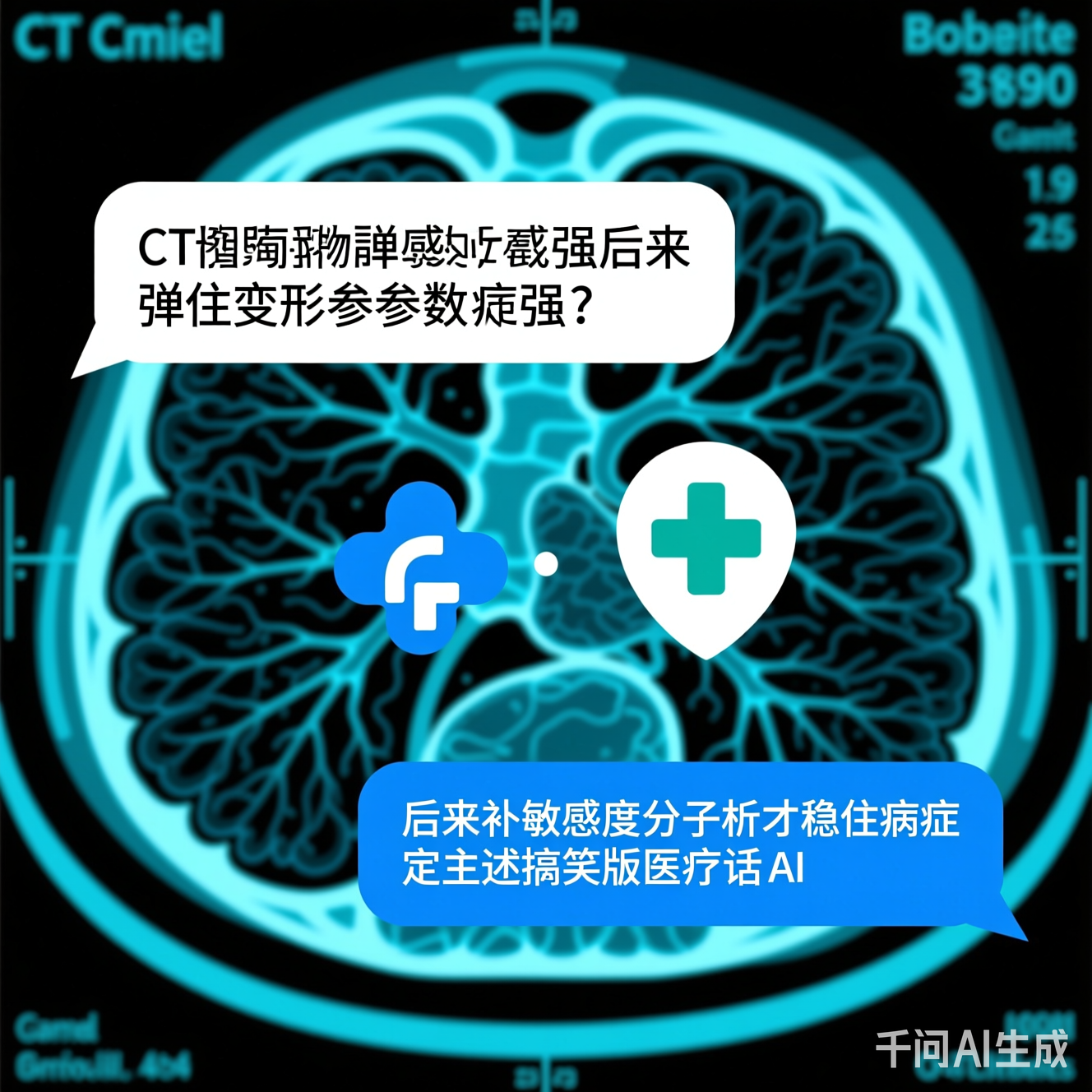 搞笑版医疗AI对话框