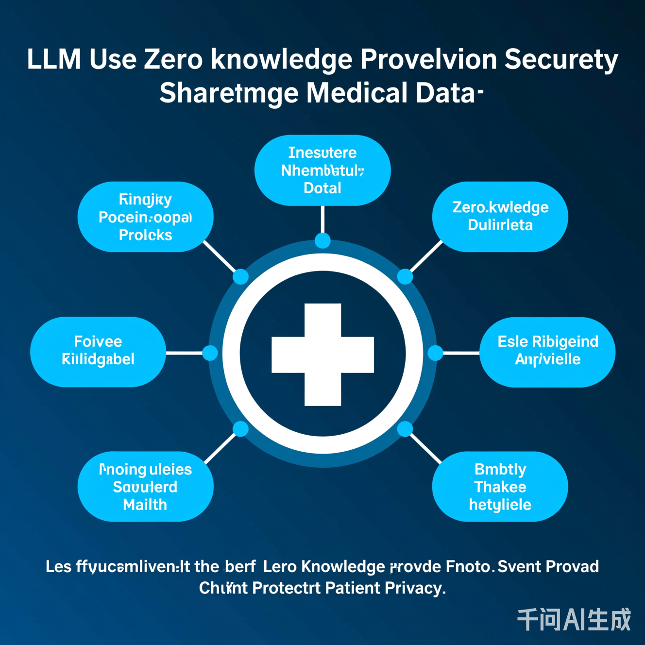 零知识证明保护患者隐私的示意图