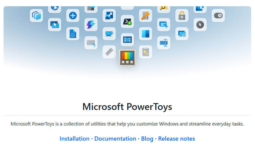 PowerToys 项目介绍图