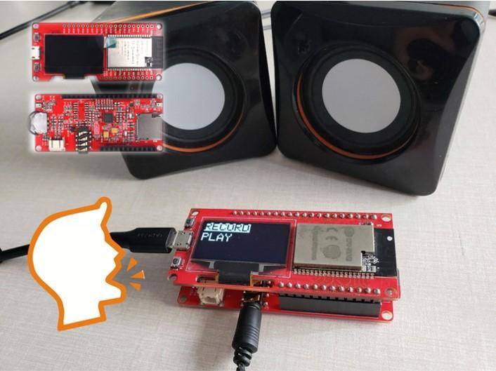 DIY ESP32录音机整体外观