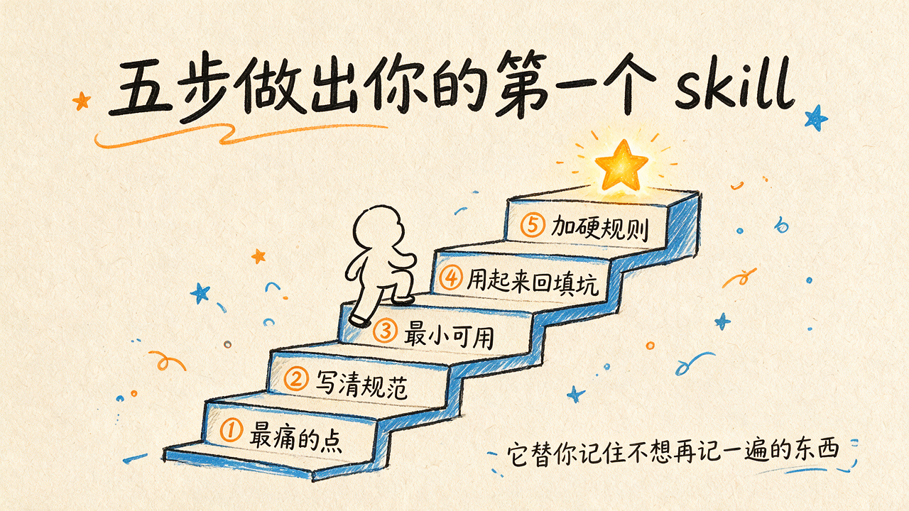 五步做出你的第一个 skill