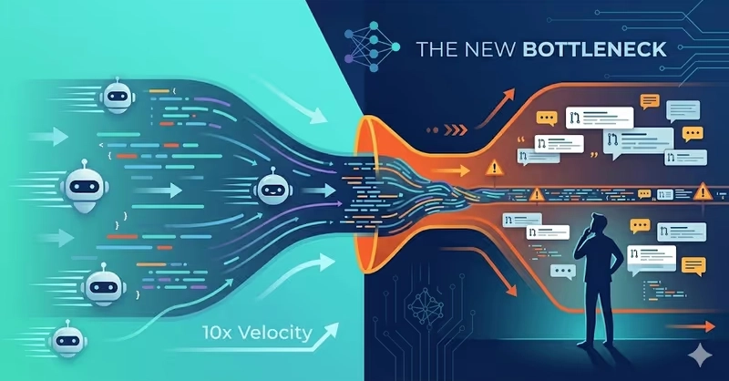 The New Bottleneck - When AI Writes Code Faster Than Humans Can Review It -  DEV Community