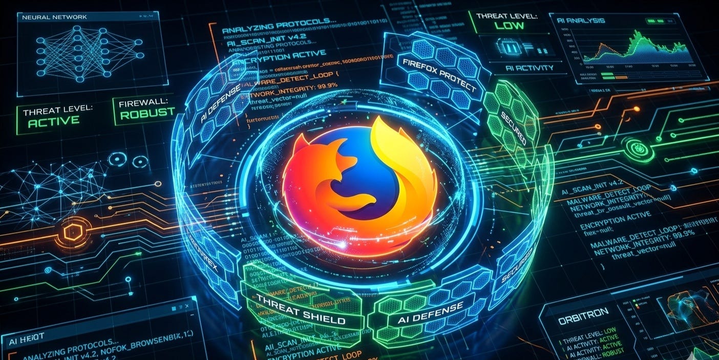 AI 驱动的安全扫描概念图