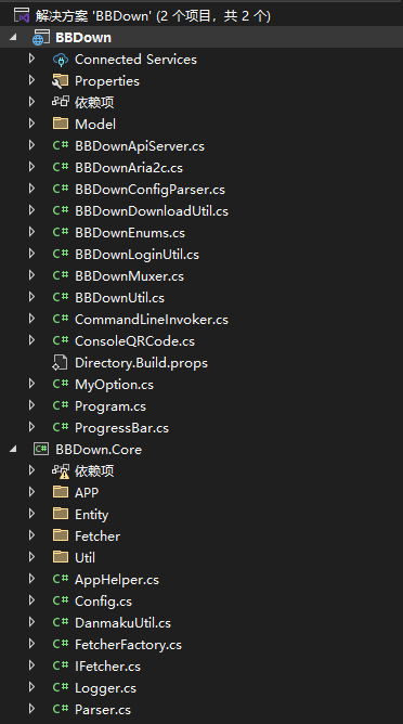 一款基于 .NET 开源、免费、命令行式的哔哩哔哩视频内容下载工具