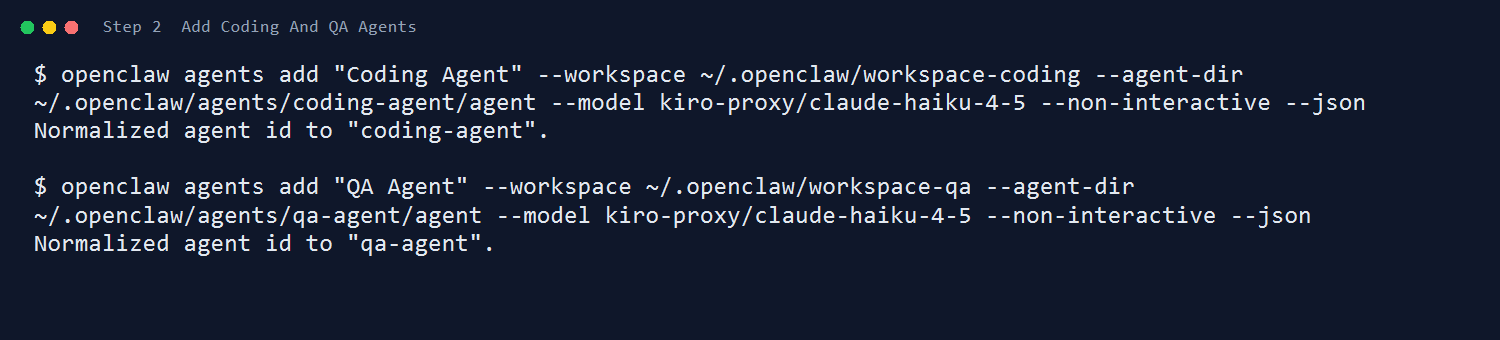 把 coding-agent 和 qa-agent 一次补齐，内部 3 个 worker 才完整