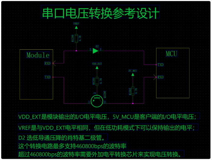 三极管电平转换电路