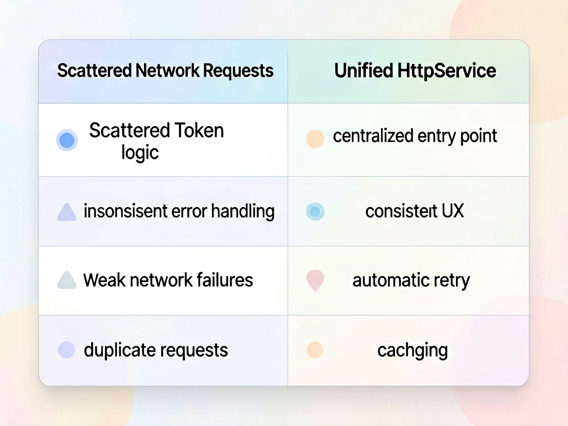 A clean Notion-style comparison table contrasting 
