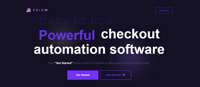 PRISM bot website