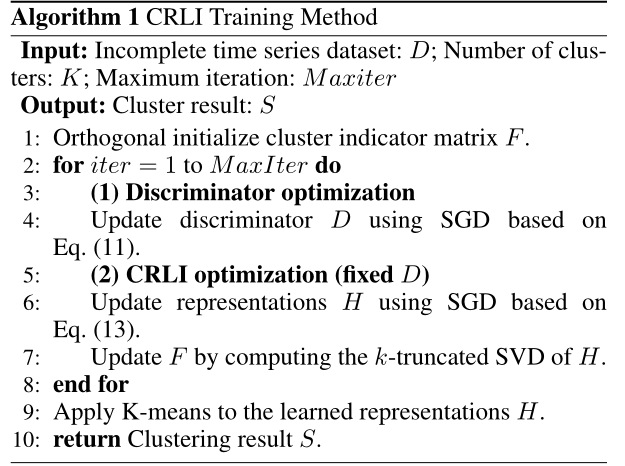 【时间序列聚类】Learning Representations for Incomplete Time Series Clustering ...