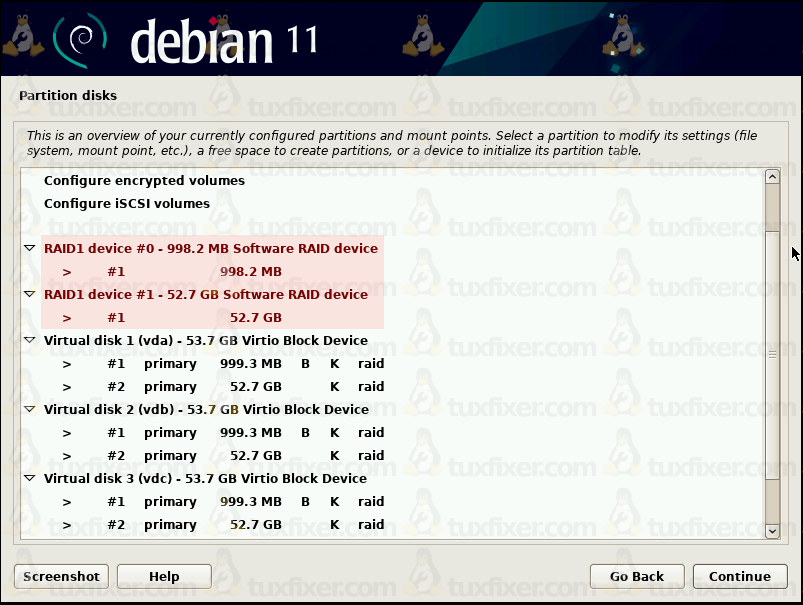 Debian 11 Bullseye RAID personas