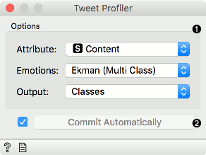 推文分析器界面