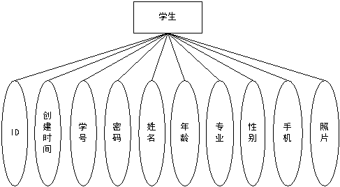 学生实体属性图