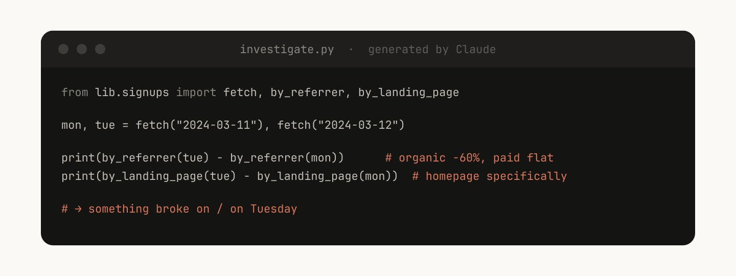 Claude 动态生成分析脚本