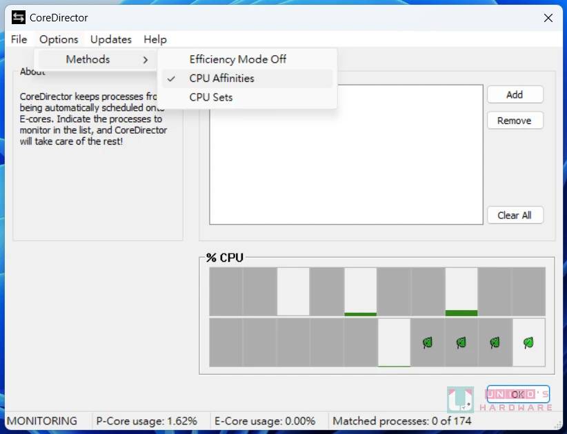 CoreDirector 解决大小核调度不够聪明问题,自动让指定程序置于 P-Core 执行