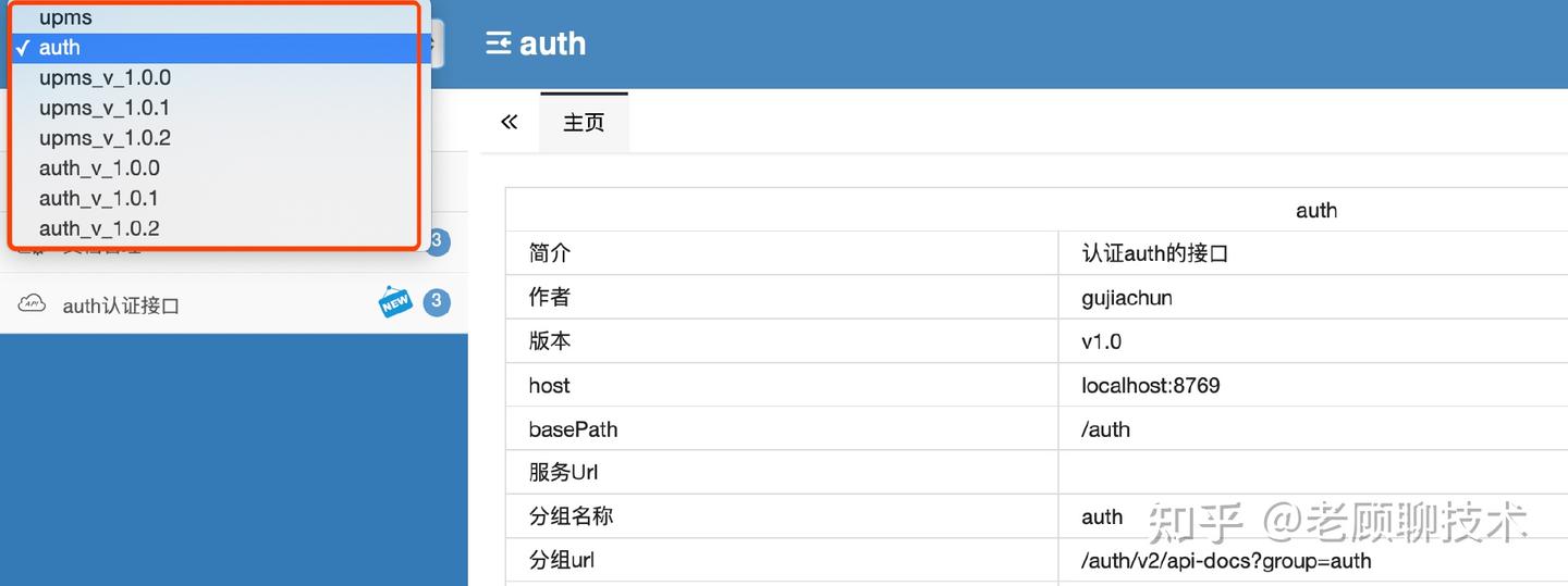 网关如何聚合各个微服务的接口文档？_多版本_13