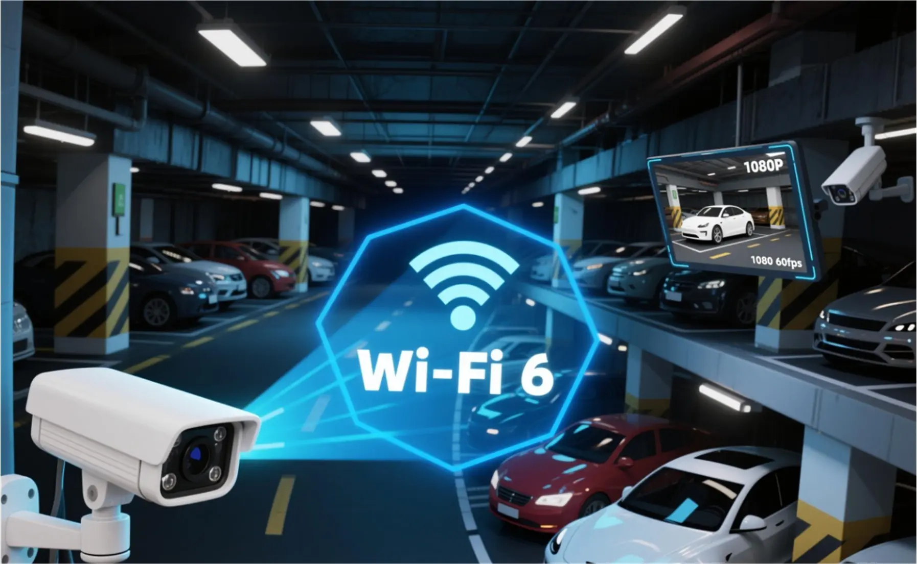 飞易通蓝牙5.4+Wi-Fi双模模块,支持远程调试停车场摄像头