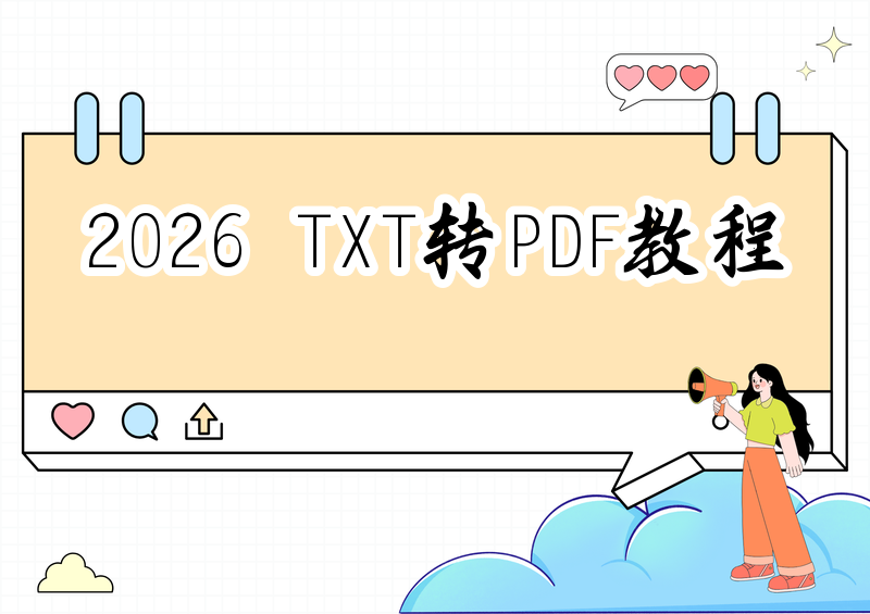 2026年txt转pdf在线转换器保姆级教程：手把手教你3种方法，这几种工具最好用
