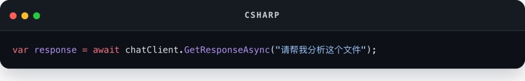 Csharp code block