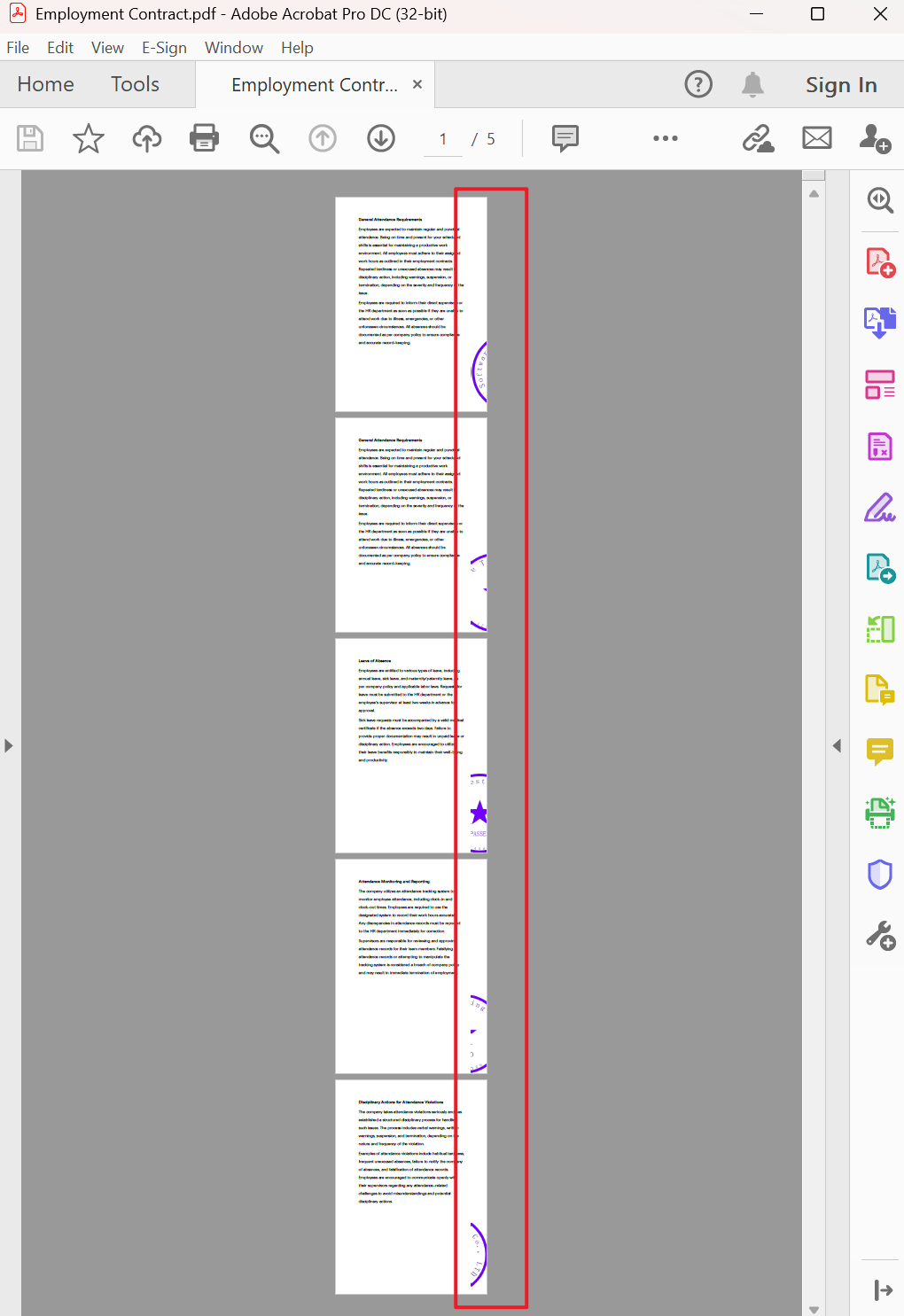image-电子 PDF 批量加盖骑缝章,如何给多个 PDF 加电子骑缝章,电子合同批量添加图章