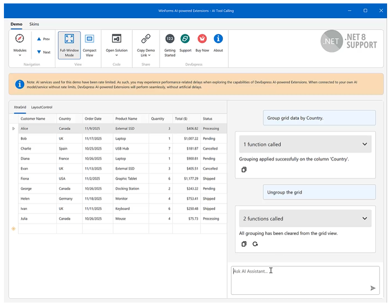 DevExpress v25.2新版产品图集