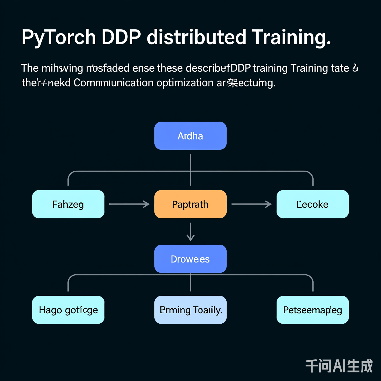 DDP训练通信优化架构图