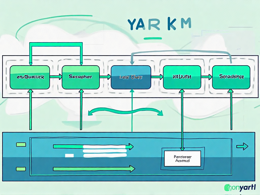 YARN三层调度模型示意图