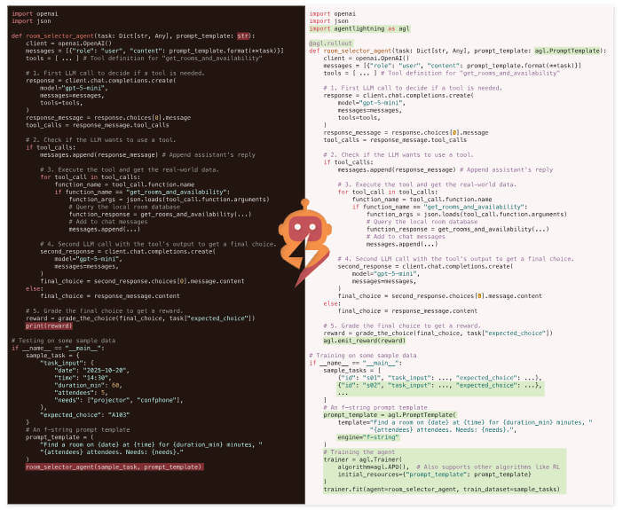 agent-lightning 项目介绍图
