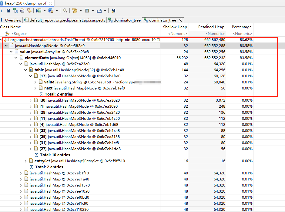使用Eclipse Memory Analyzer分析java程序占用内存的情况_内存分析_10