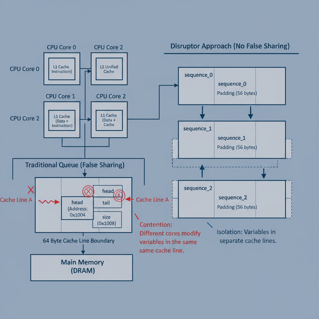 缓存伪共享示意图