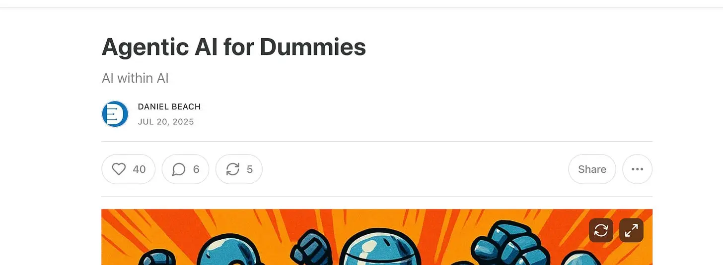 Agentic AI for Dummies