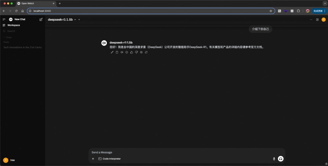 open WebUI结合ollama