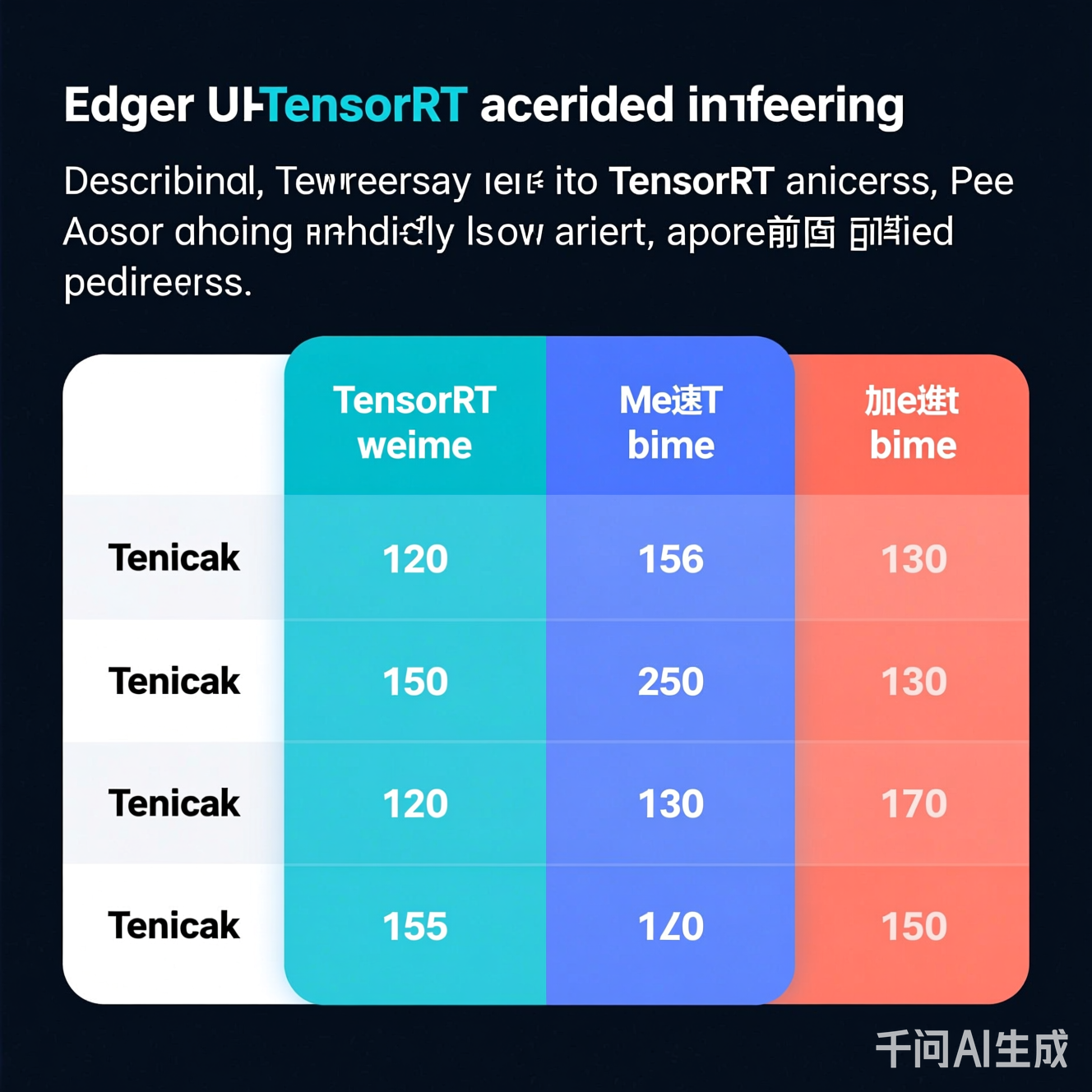 TensorRT加速前后推理时间对比
