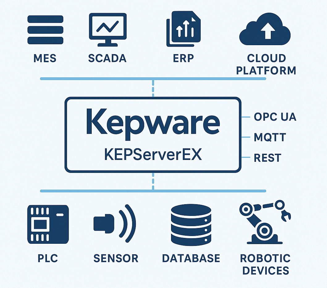 kepware产品应用架构图