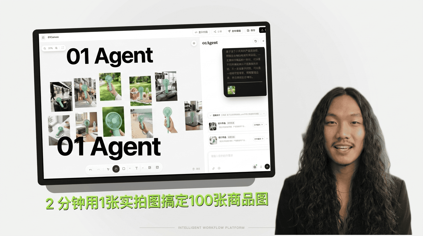 01Agent批量生成商品图效果展示