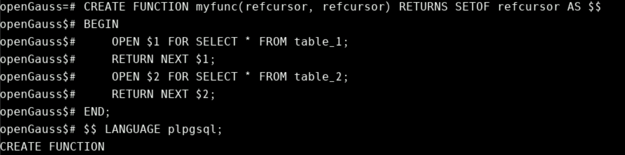 基于开发者空间OpenGauss数据库的PLPGSQL实践二_数据库_12