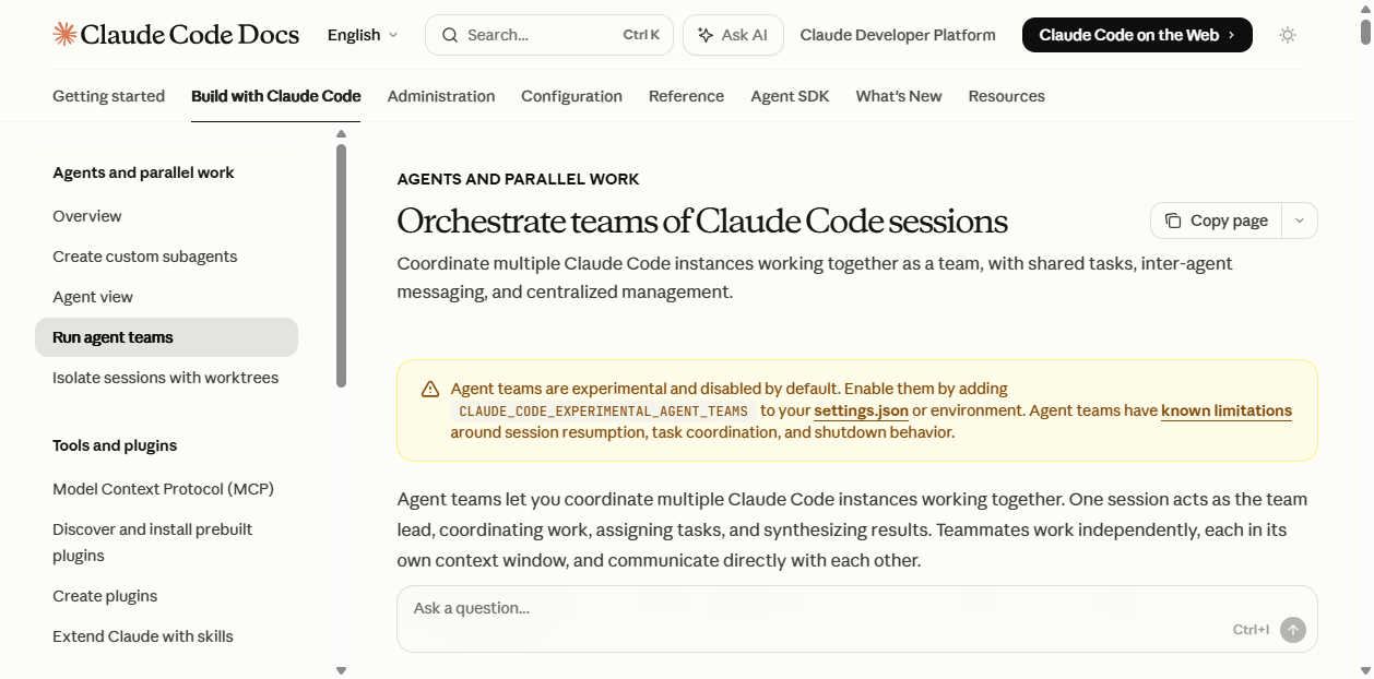 Claude Code Agent Teams截图