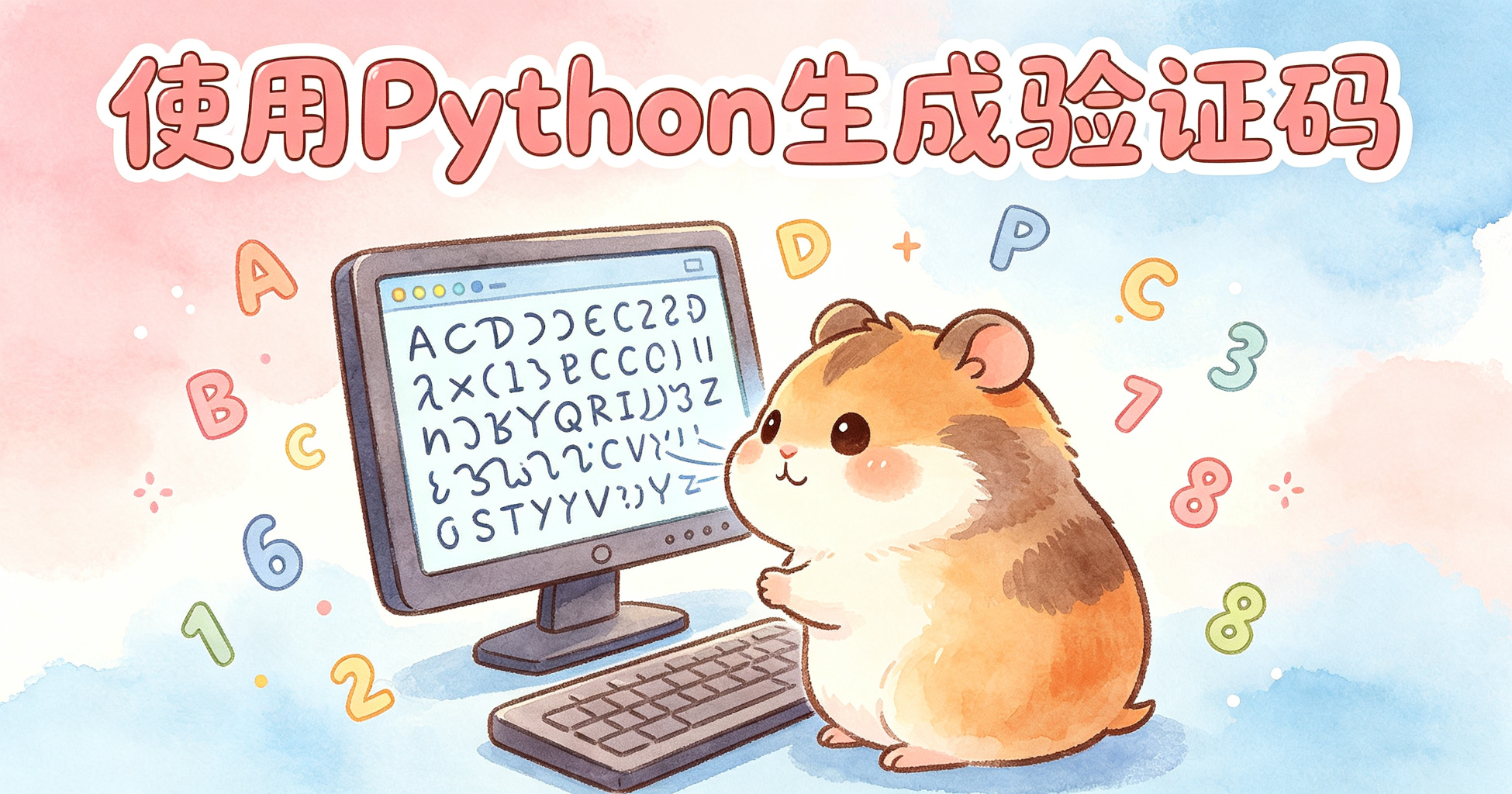 使用Python生成验证码封面