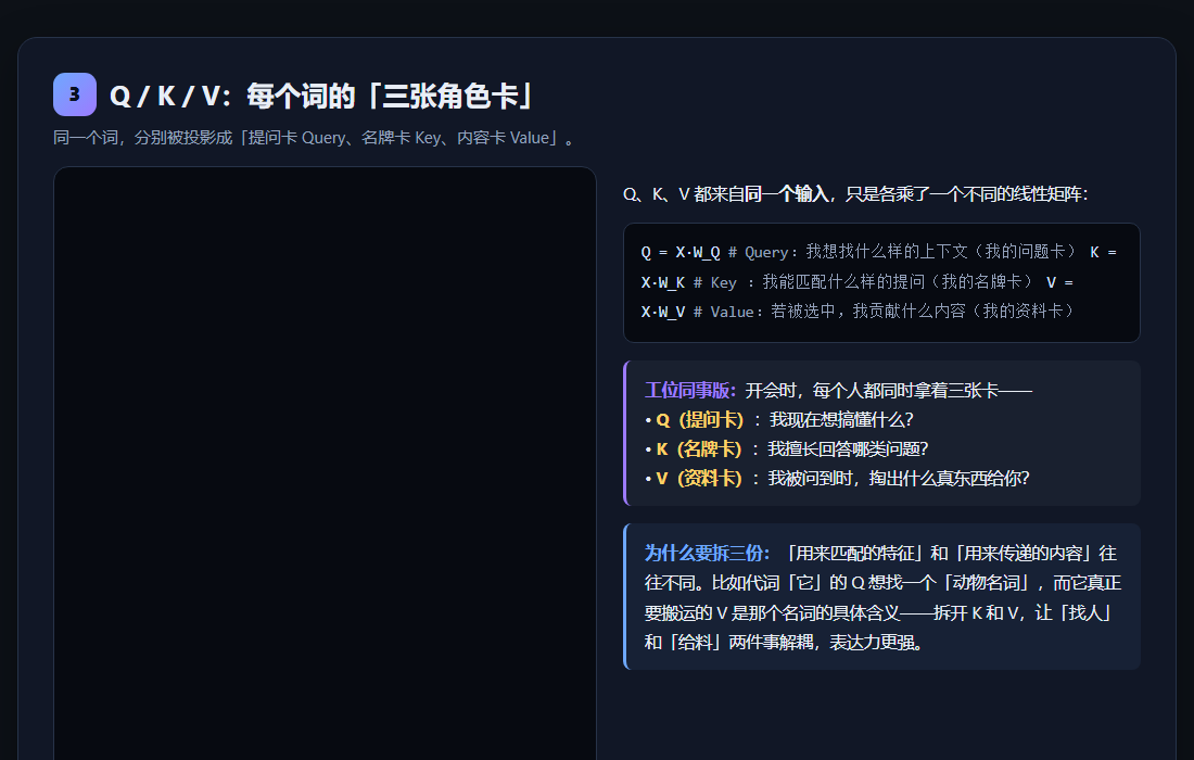 QKV 角色卡交互演示