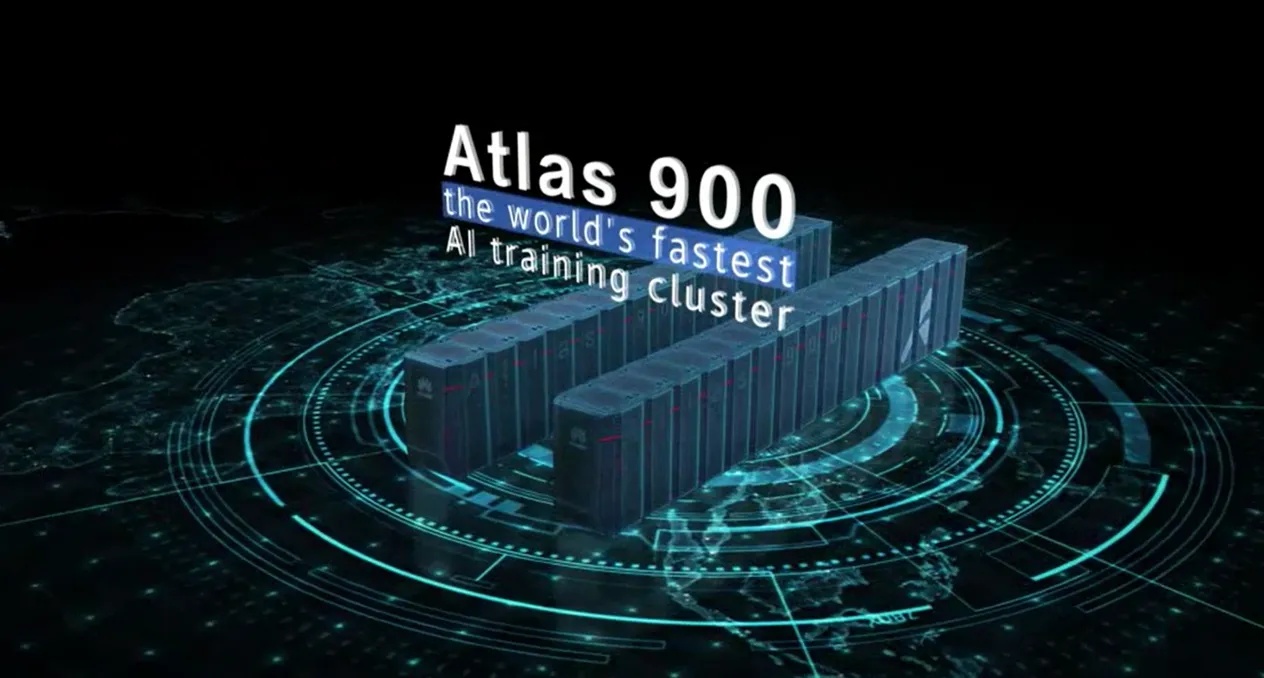 华为Atlas 900 AI集群概念图展现科技感机箱设计_1