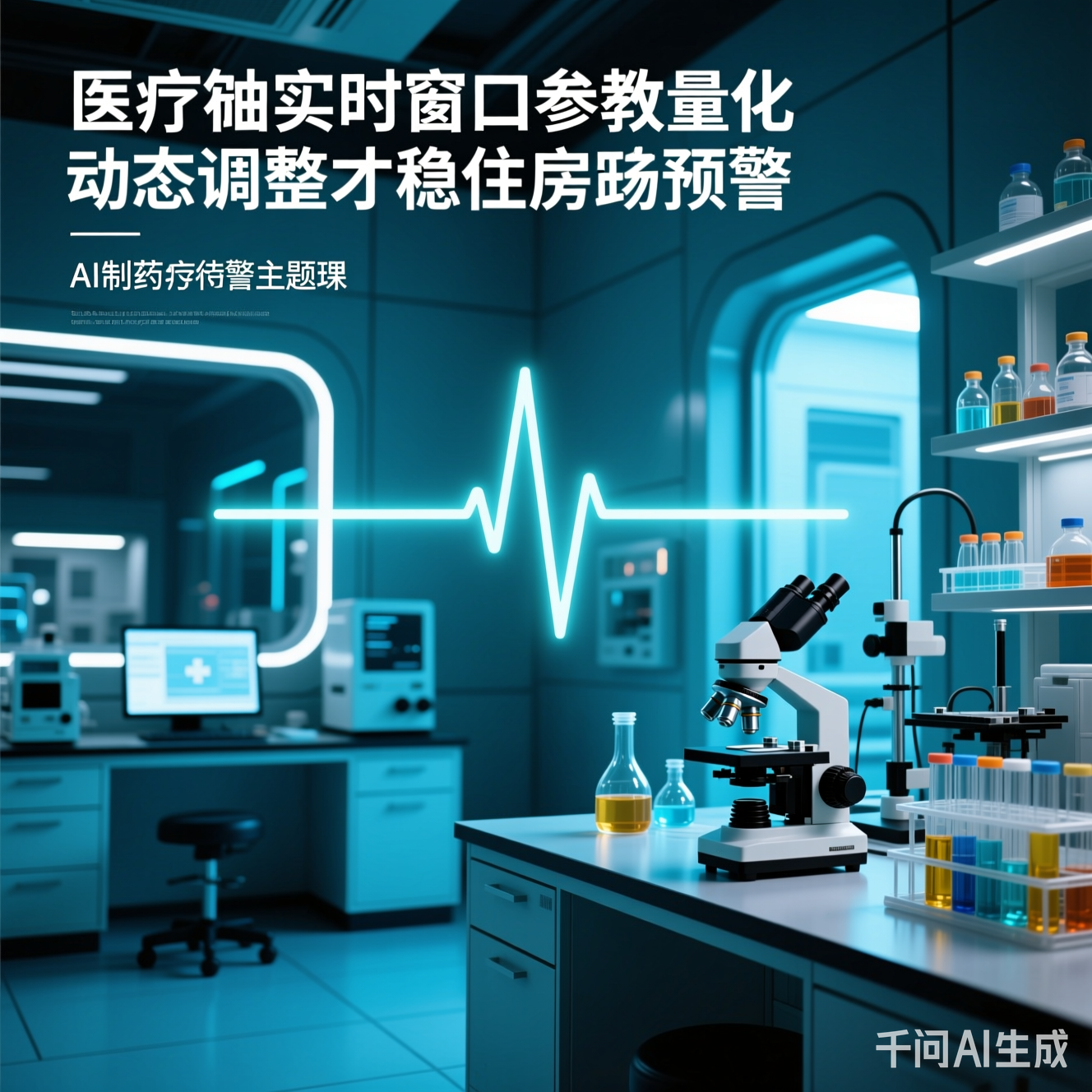 AI制药实验室的科幻日常