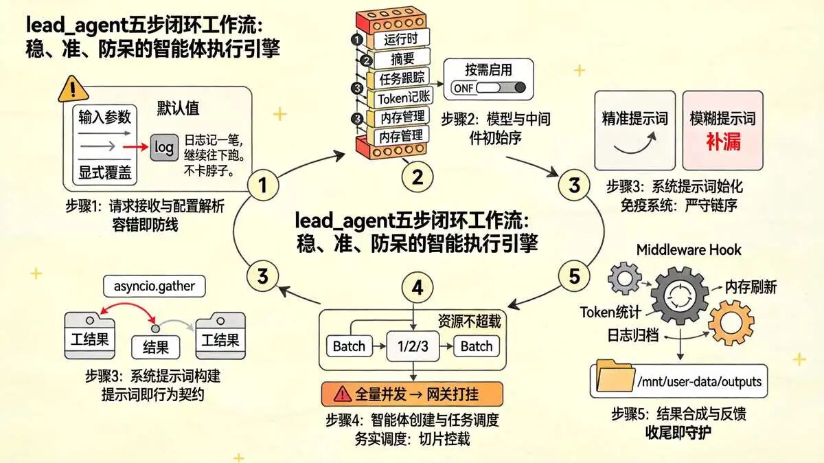 四、lead_agent模块关键工作流程解析