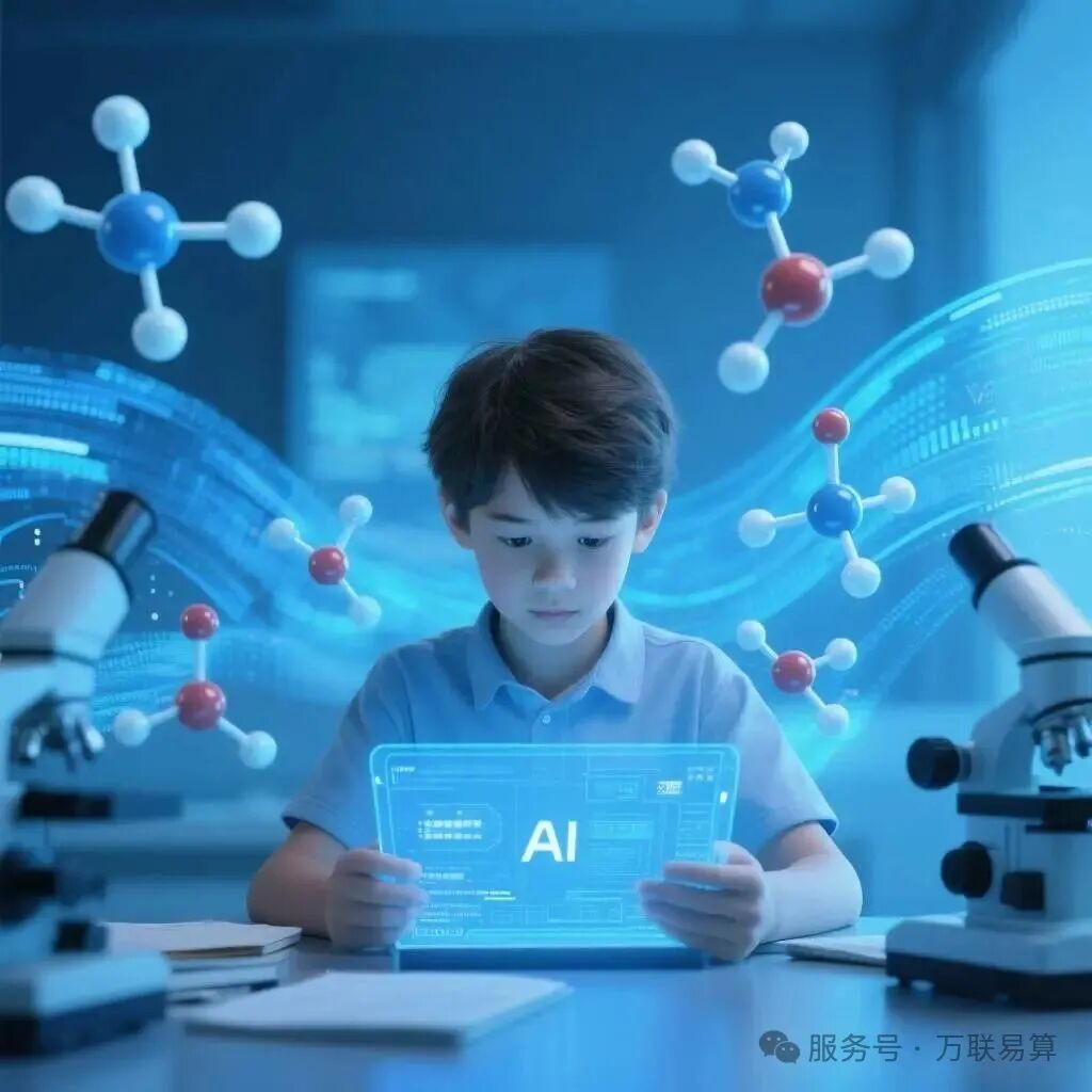 AI辅助学习示意图