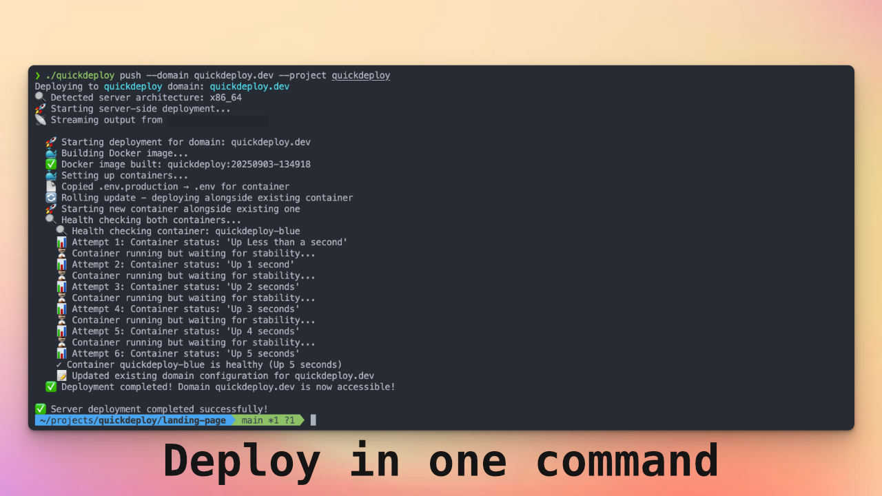 QuickDeploy