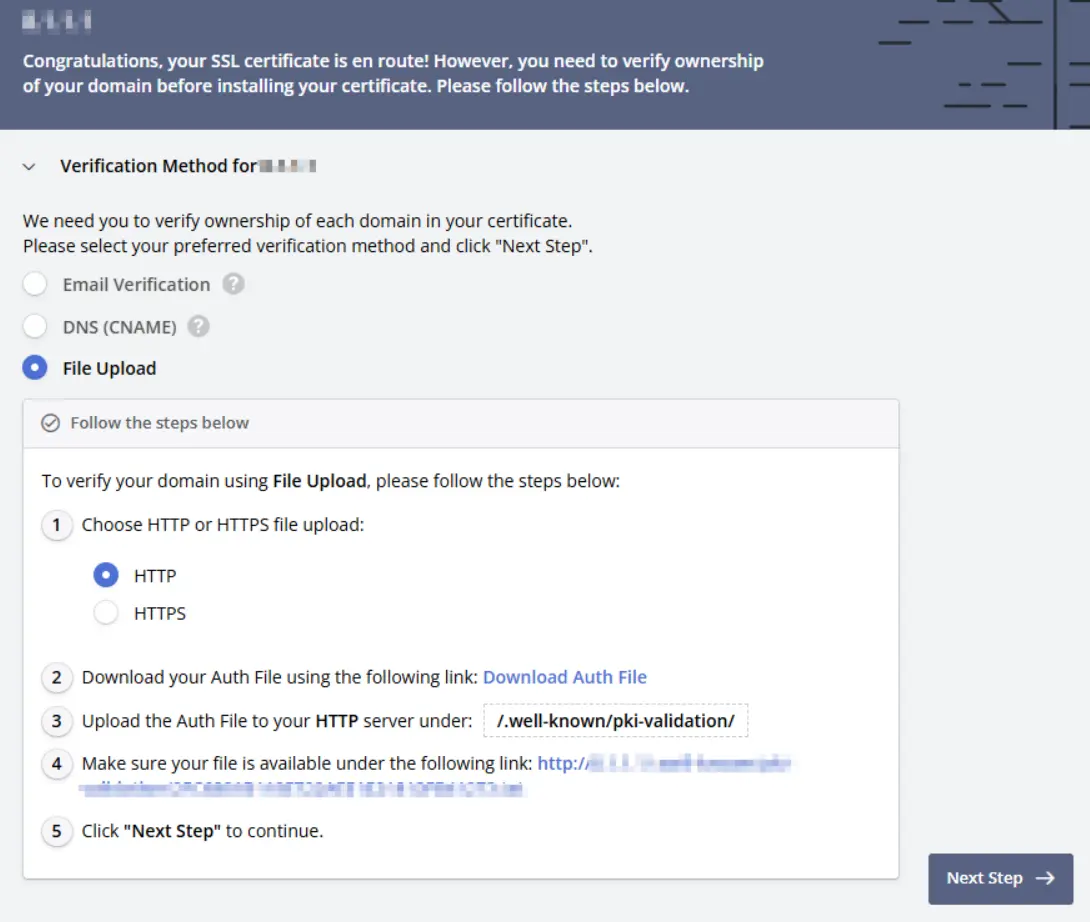 下载认证文件用于部署
