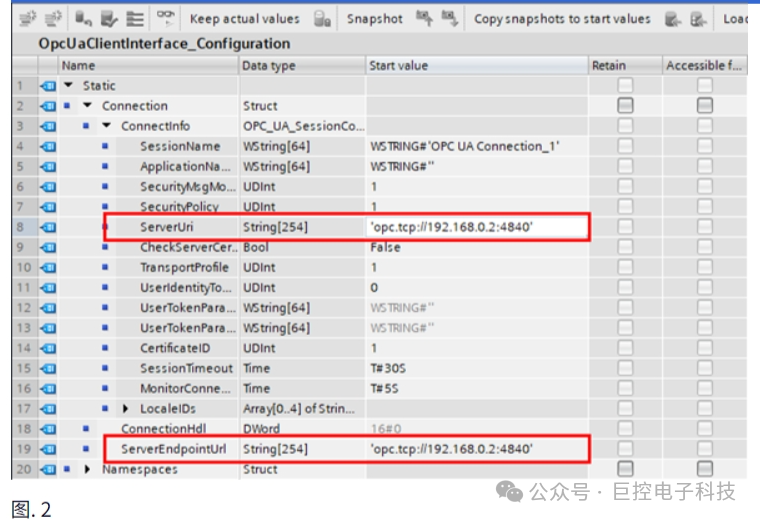 如何配置 SIMATIC S7-1500 的 OPC UA 客户端可以通过 FQDN 或绕过 FQDN 连接服务器？_s7-1500 opc ...