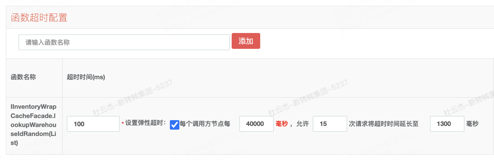 弹性超时配置