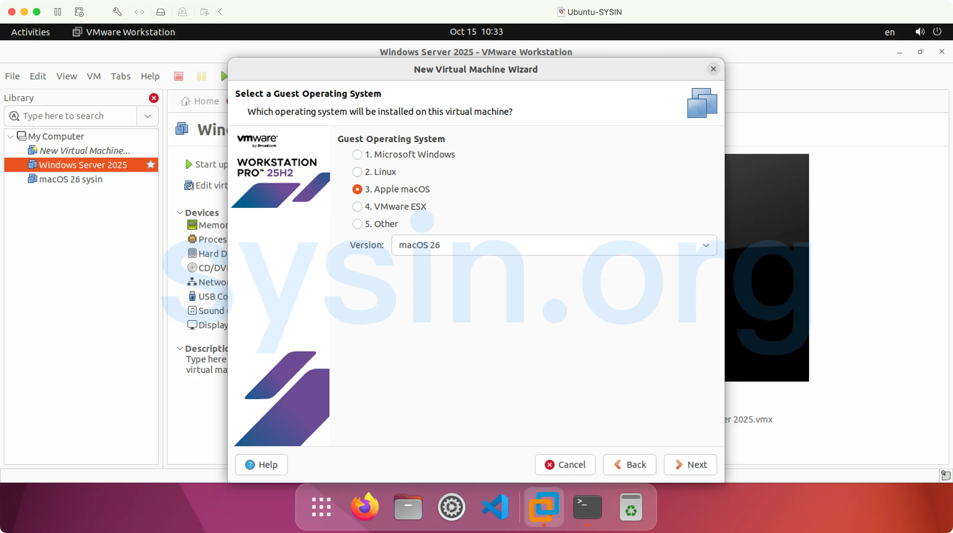 VMware Workstation Pro 26H1u1 macOS Unlocker & OEM BIOS 2.7 for Windows -  sysin - 博客园