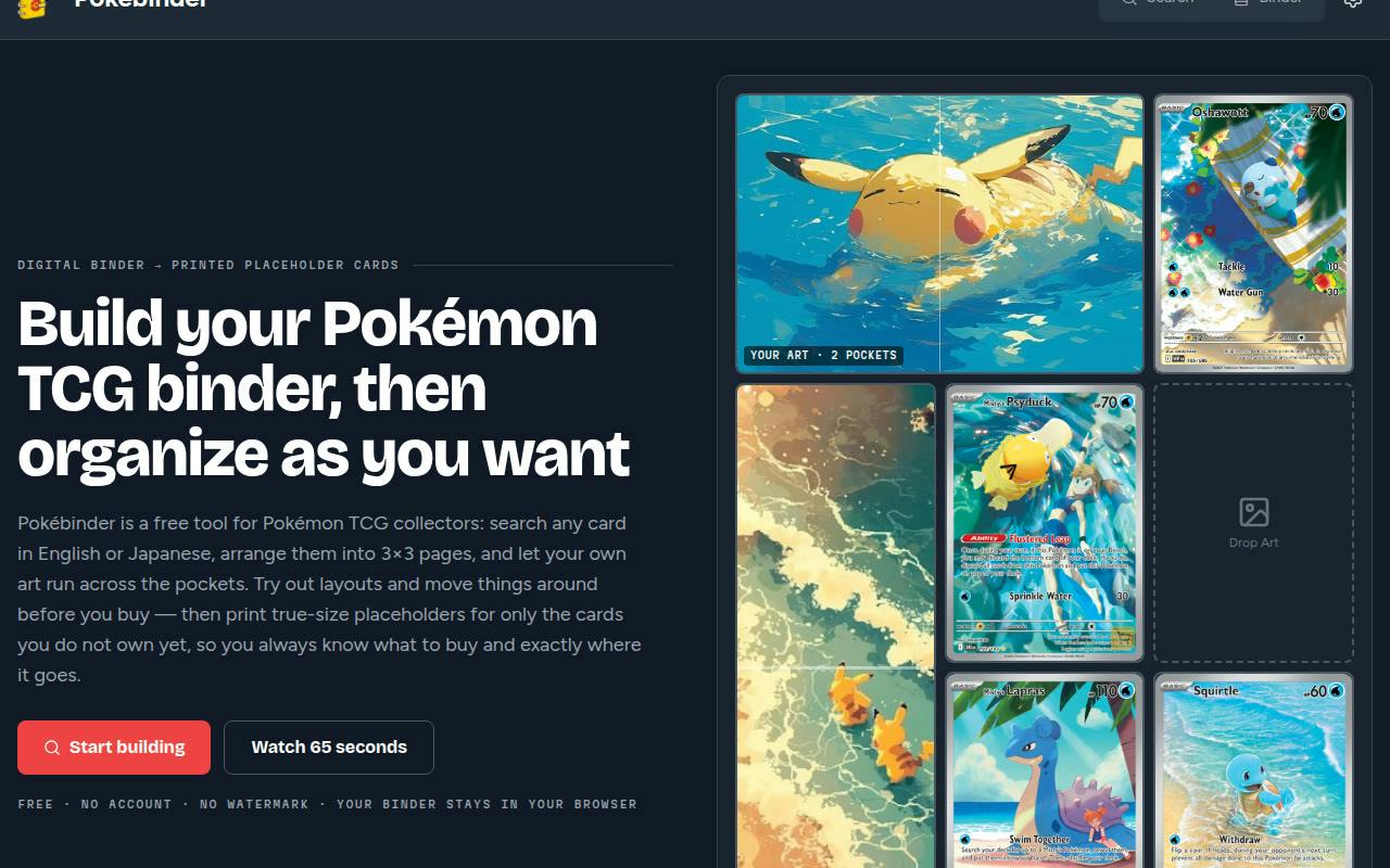 Pokébinder